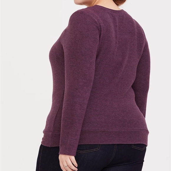 Torrid Super Soft Twist Hem Hacci Top Size 2X - Picture 2 of 4